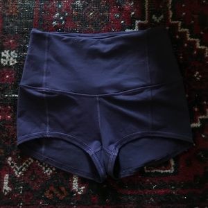 PURPLE WORKOUT SHORTS